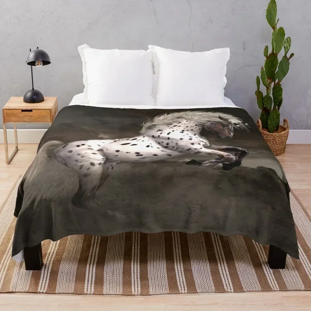 

Leopard Appaloosa - Shiloh Throw Blanket Fade Resistant Durable Throw Blanket