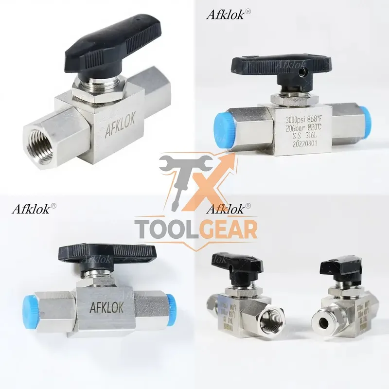 2026hotsale* High-Temperature Media Thread NPT BSP Customization Stainless Steel Female Manual Instrument Ball Valves