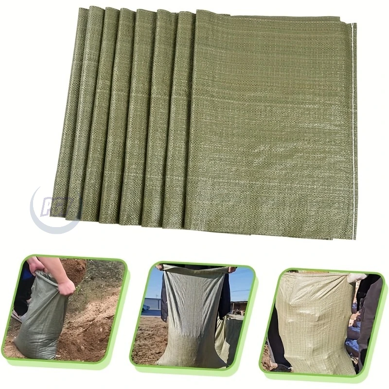 

18 шт. многоразовые тканые пакеты для хранения, прочные складные пакеты большой емкости для одежды, садовые отходы, логистика и экспресс-упаковочные пакеты