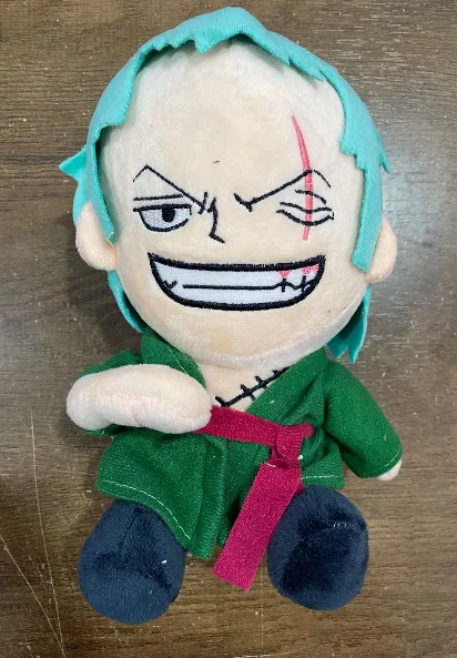 

****ГОРЯЧАЯ 25 см цельная аниме-фигурка Зоро Луффи Чоппер плюшевые игрушки милые мультяшные плюшевые куклы кулон детские рождественские подарки