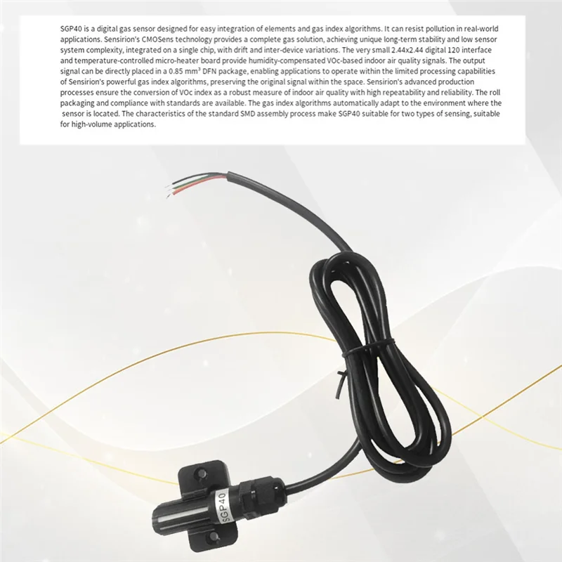 SGP40 Gas Detection Sensor Module For TVOC ECO2 Formaldehyde Carbon Dioxide In For Air Quality Monitoring