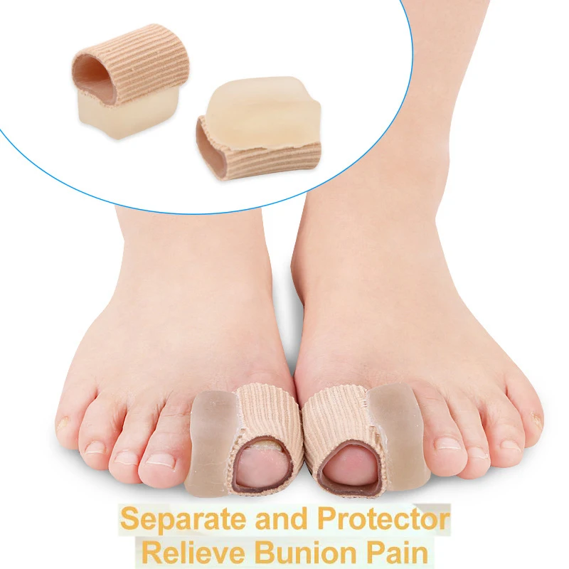 Pexmen z miękkim żelem Toe Spacer separatory korektor Bunion na nakładające się palce palucha Bunion ulga w bólu pielęgnacja stóp Protector