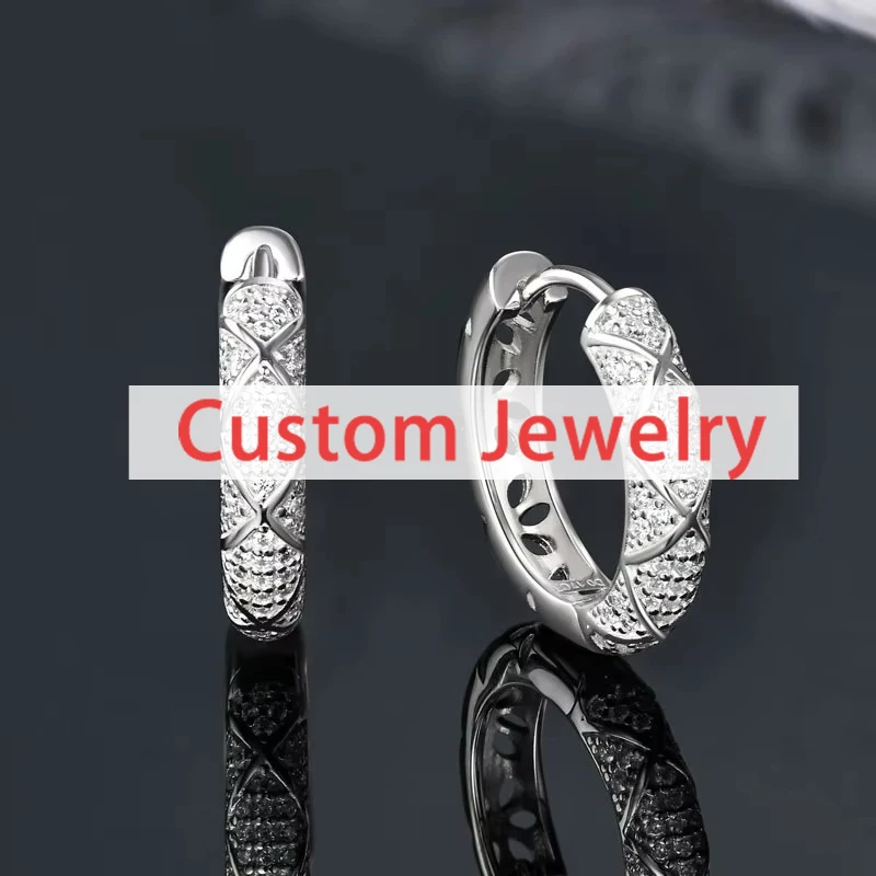 IOGOU Custom Jewelry 925 Sterling Silver K Gold Platinum Moisssanite Jewelry for Women Men Couples Fine Jewelry 2026