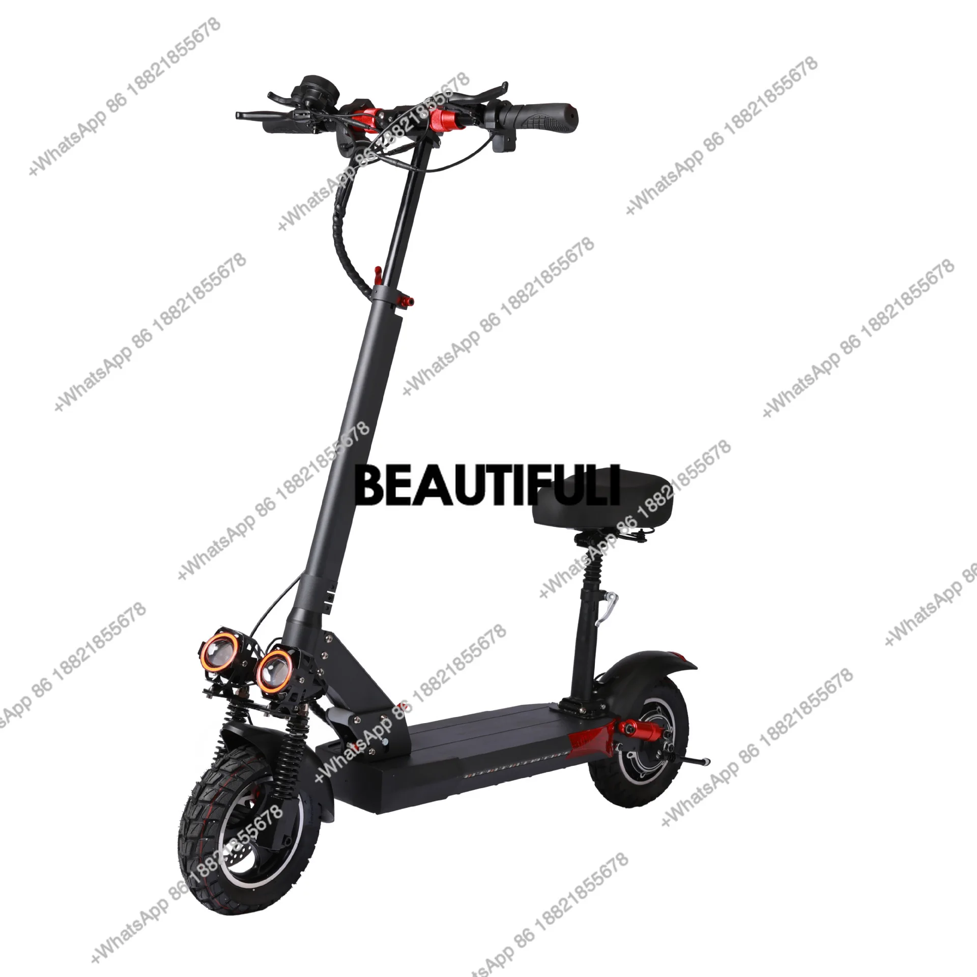 New electric car blue mount adult scooter foldable electric small battery car
