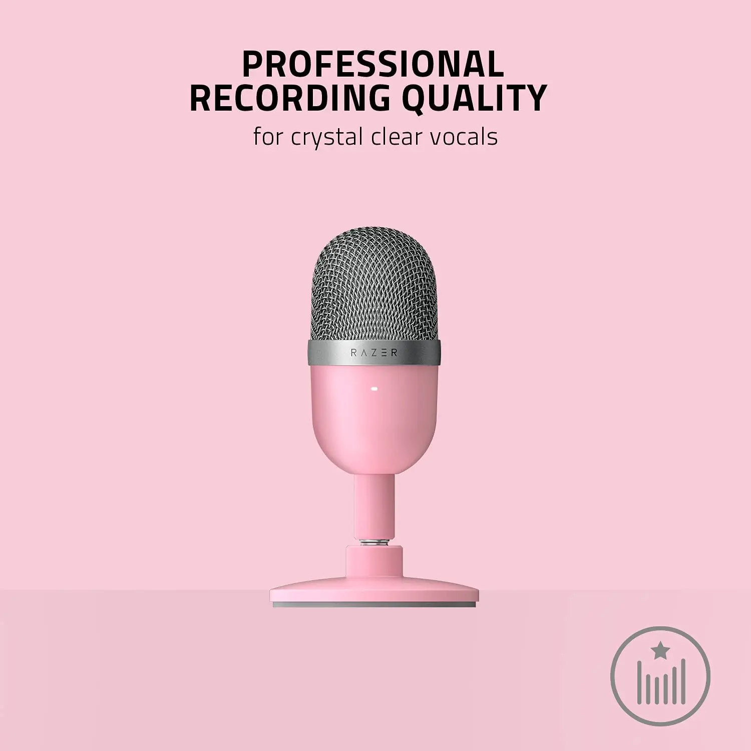 ميكروفون Razer Seiren Mini USB مكثف للغاية مع ميكروفون بنمط الالتقاط فائق القلب