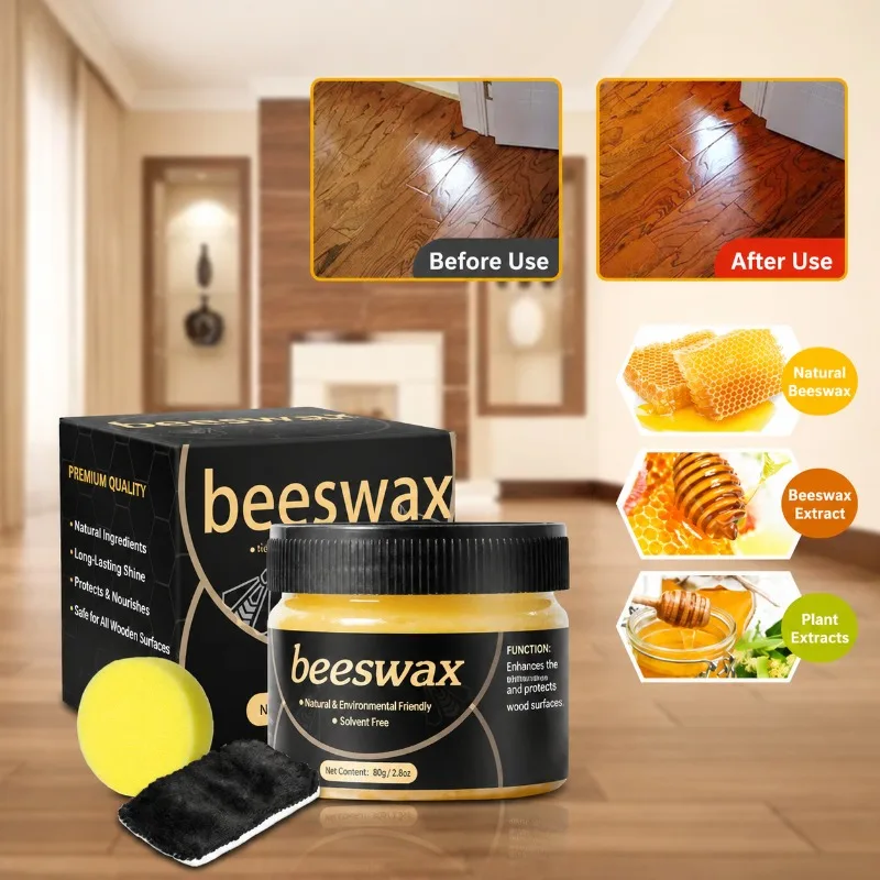 Timber Furnish Renovating Paste Parquet Buffing Emulsion Household Luster Booster Wooden Surface Refinisher Indoor Cabinet