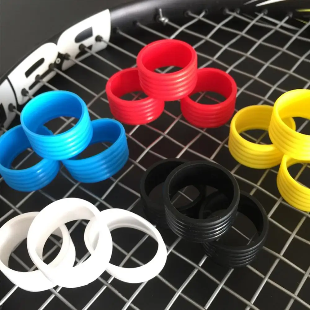 5Pcs Tennis Racquet Band Elastic Sport Racket Handle Rubber Ring Stretchy Tennis Racquet Band Overgrips Badminton Rubber Ring - Image 2