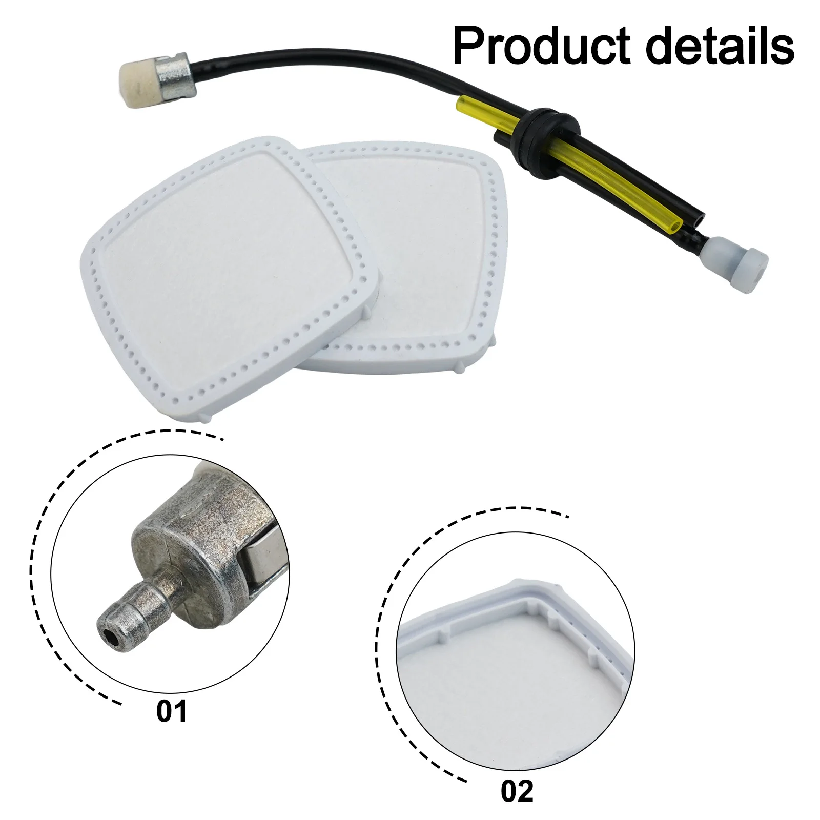 Efficiently Filters Debris with This Replacement Air Filter Kit for For Echo For PB2520 EB252 Models Easy Setup