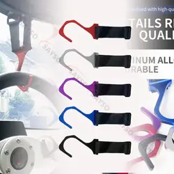 Aluminum Steering Wheel Hook with Adjustable Nylon Strap, Car Mounted Modification