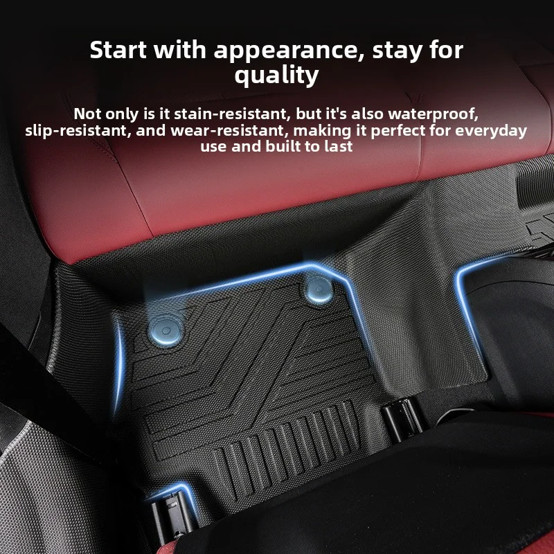 NEW 5D TPE Floor Mats For Mercedes Benz CLE 2024-2025 260/300 C236/A236 AMG53 LHD Full Coverage Waterproof Accessories