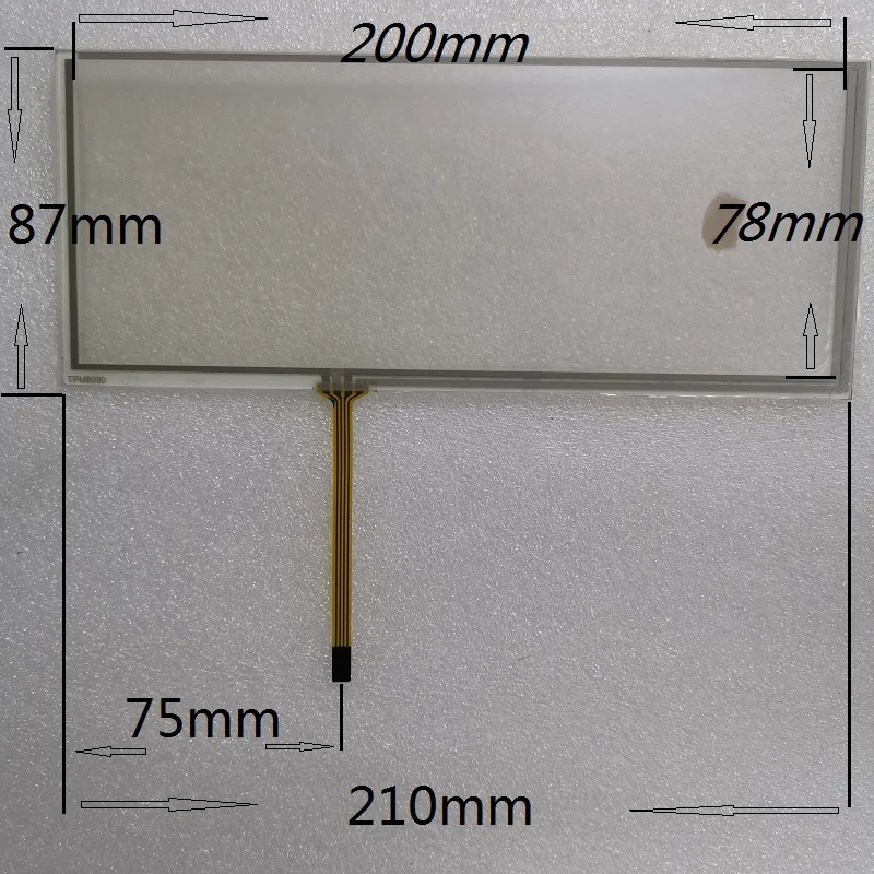 

8-дюймовый резистивный сенсорный экран 200x87 мм, четырехпроводной USB универсального типа
