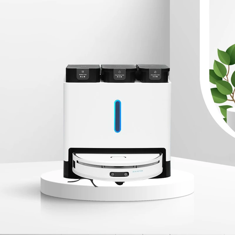 

Intelligent Tuya Wifi Automatic Navigation Aspiradora Aspirateur Robot Vacuum Cleaner Wet And Dry Mop Cleaner With Self Cleaning