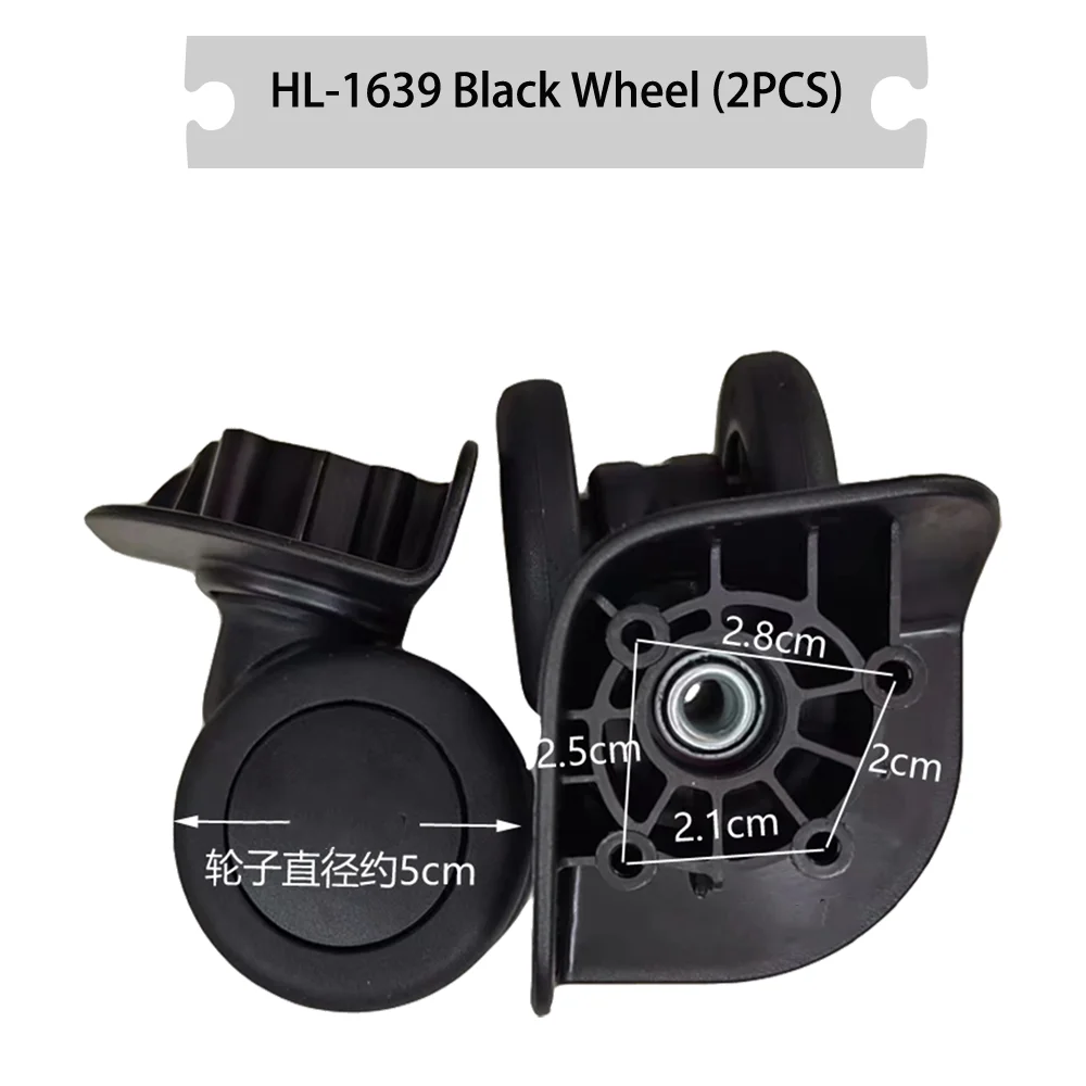 Suitable for LOJEL luggage HL-1639 silent wheel replacement, trolley box maintenance casters, travel bag rolling wheels