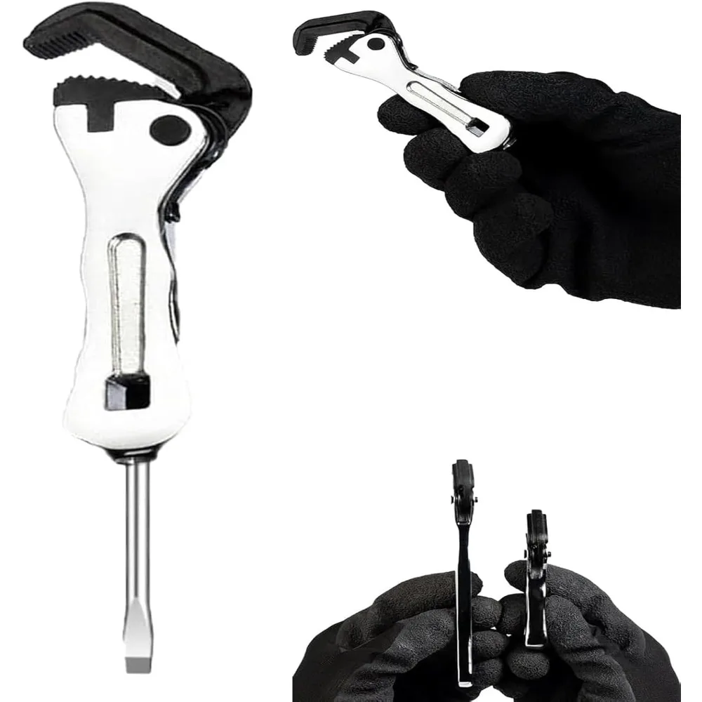 مفتاح ربط صغير قصير كروفوت مجموعة مفاتيح قصيرة قابلة للتعديل صغيرة للمساحات الضيقة مفتاح ربط لإصلاح المنزل بنفسك أعمال السباكة