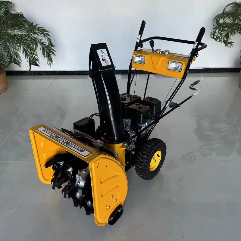 Performance Multifunctional Snowplow Manual Start Snow Thrower Easy Handled