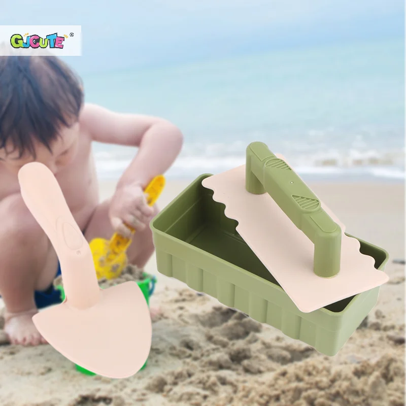 3 Pz/set Giocattoli Da Spiaggia Kit Giocattolo Da Neve Sabbia Divertimento Mattoni Maker Castello di Sabbia Stampo Giocattoli Estate Inverno Spiaggia All'aperto Neve Costruire Giocattolo Regali Per Bambini