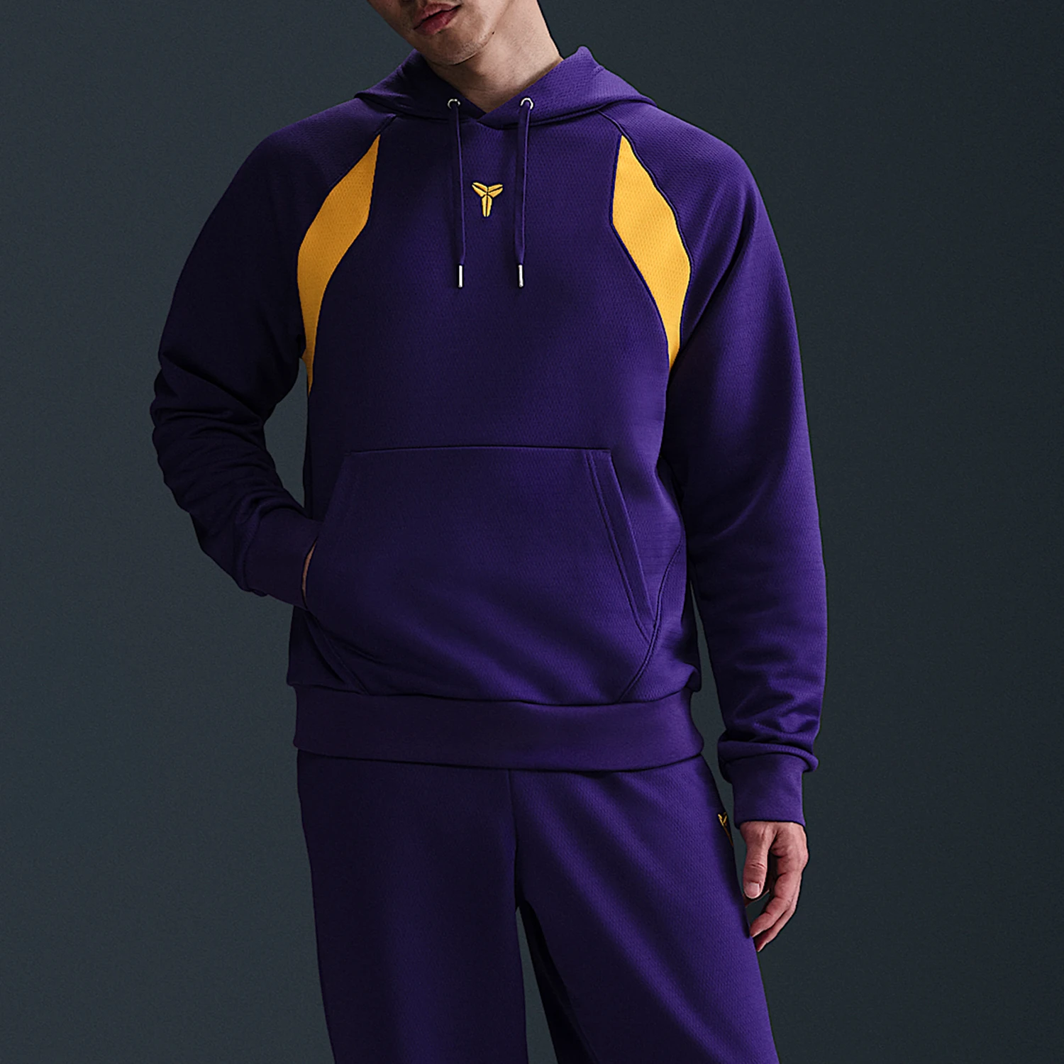 Nike Authentic Spring New Men's Velvet Hoodie with Splicing and Warmth HJ8110-547