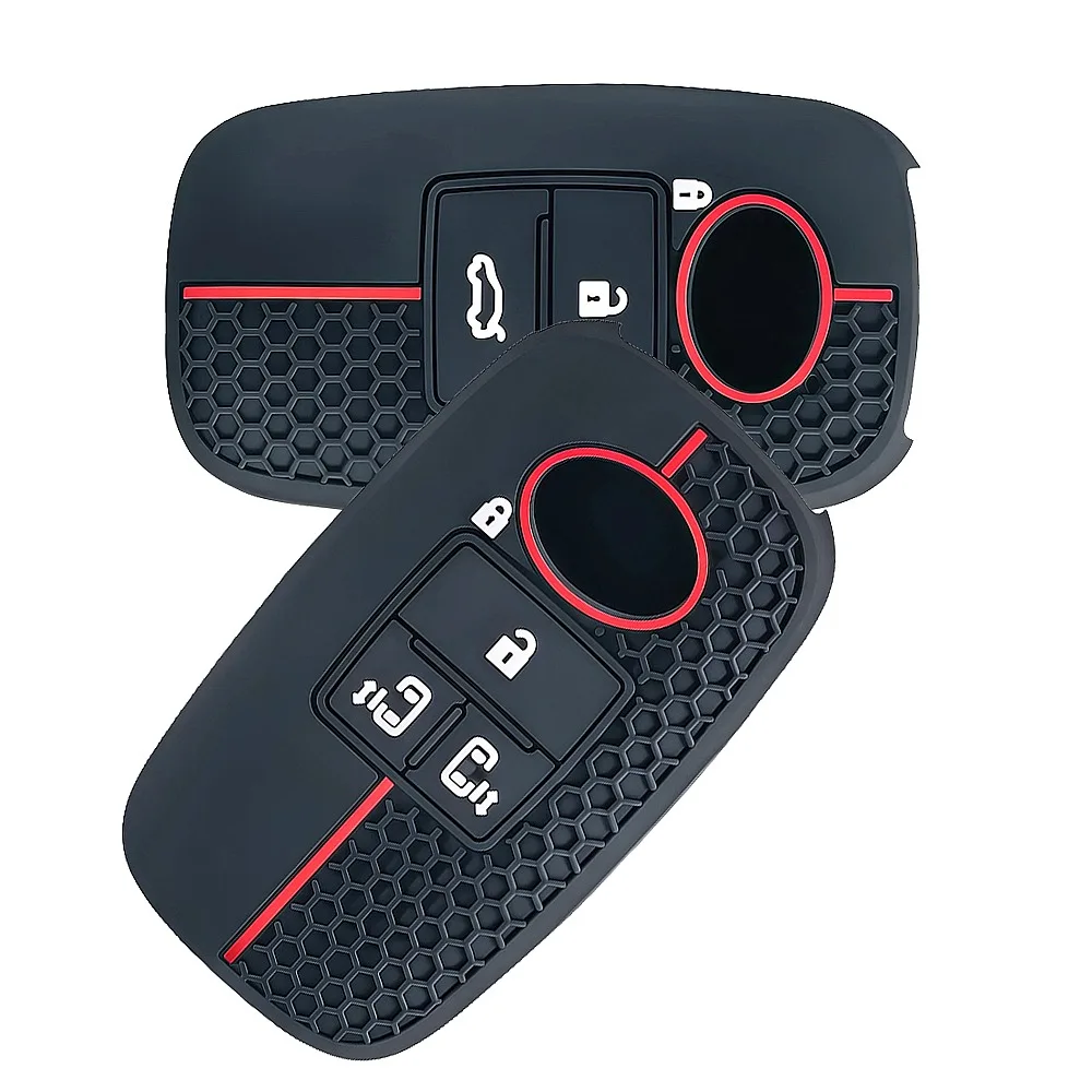 Silicone Car Key Fob Cover Remote Flip Key Shell For Toyota RAIZE Daihatsu Rocky 3/4 Buttons