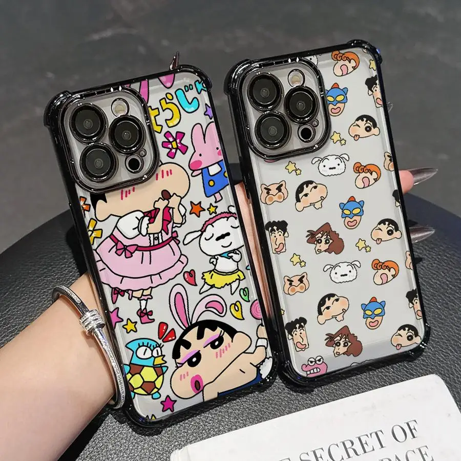 

Crayon Shin-Chan Cartoon Case for Apple iPhone 17 Pro Max 15 16e 13 11 Air 16 Pro 12 Plus 14 Phone Cover