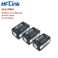 Hi-Link Original 50pcs 220V to 5V 600mA 3W HLK-PM01 AC DC Step-Down Power Supply Module CE RoHs