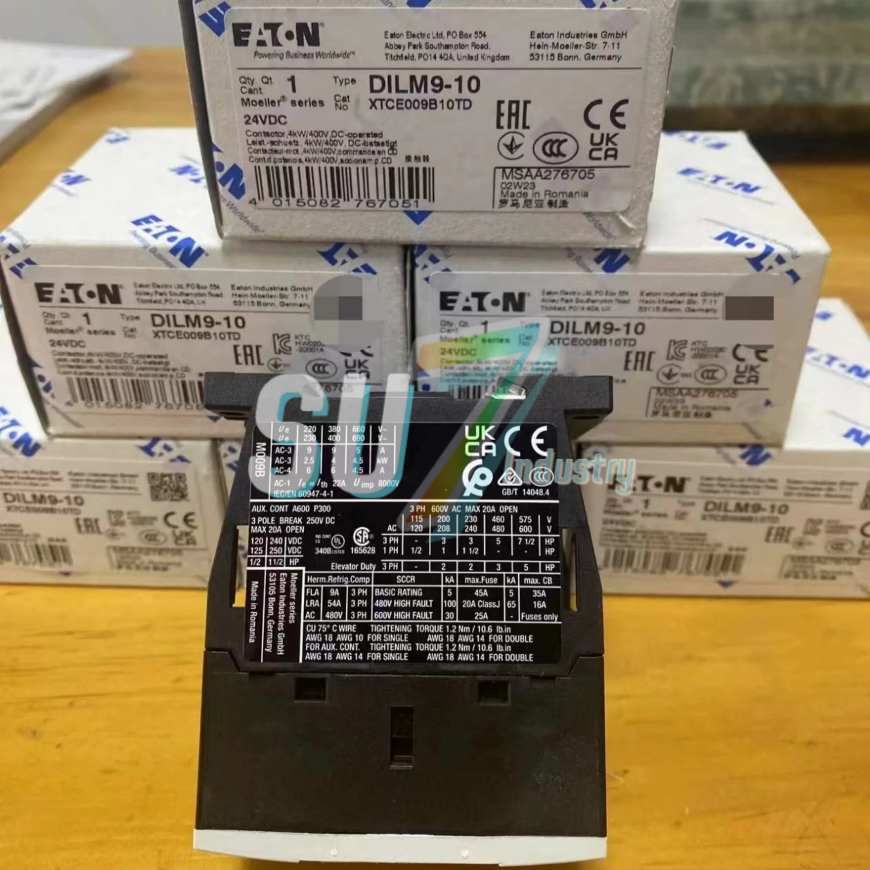 

DILM9-10 XTCE009B10TD 24VDC Contactor New In Box
