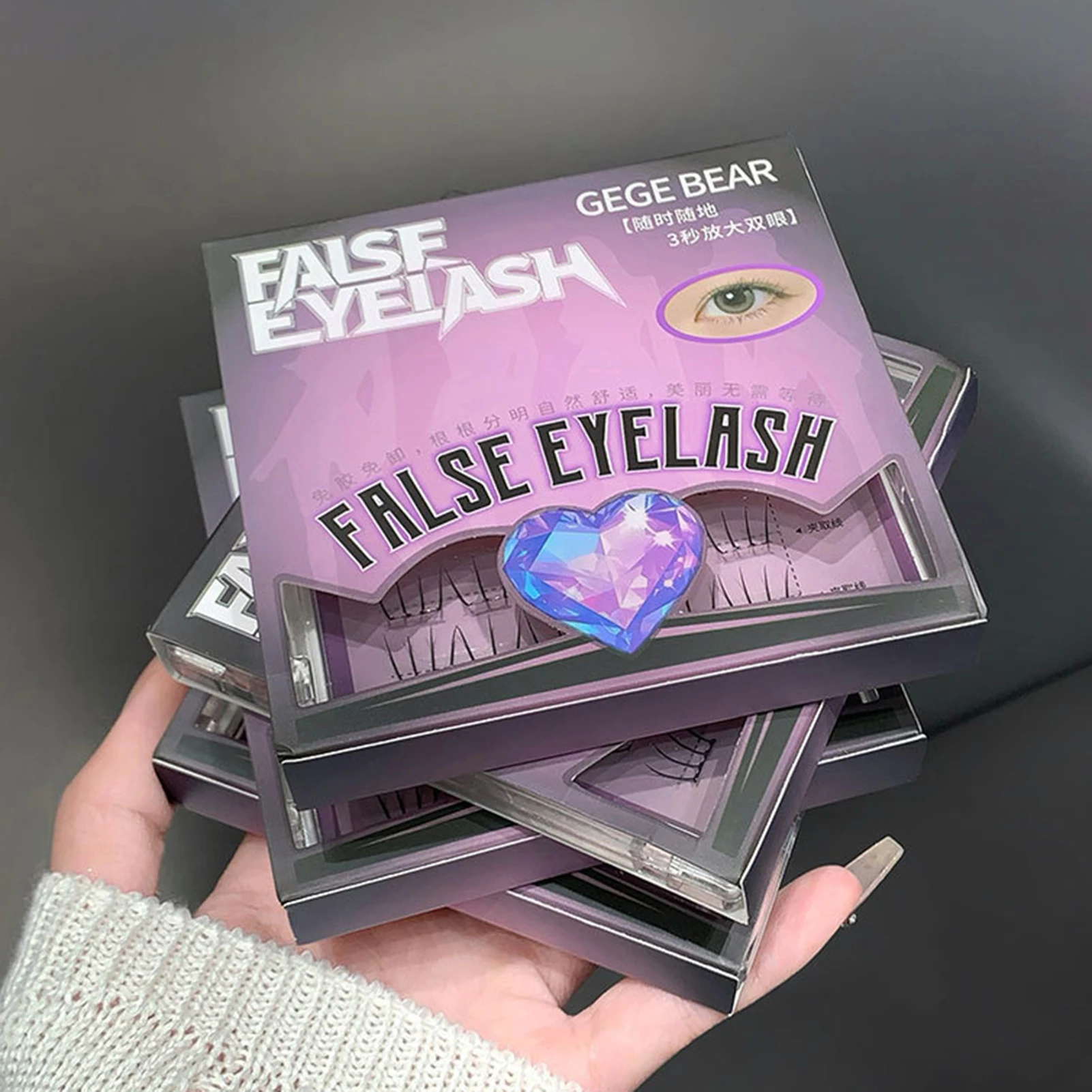 Glue Free Eyelashes Clusters Cosplay Individual Lashes Clusters Ideal for Cosplay and Costume Parties