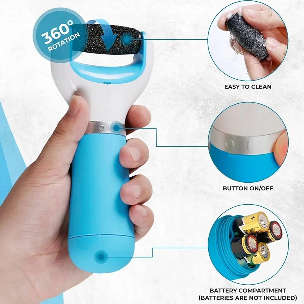 Electric Callus Remover Heel Exfoliation Dead Skin Removal Pedicure Tools Personal Care Appliances Exfoliator Cleaning for Home