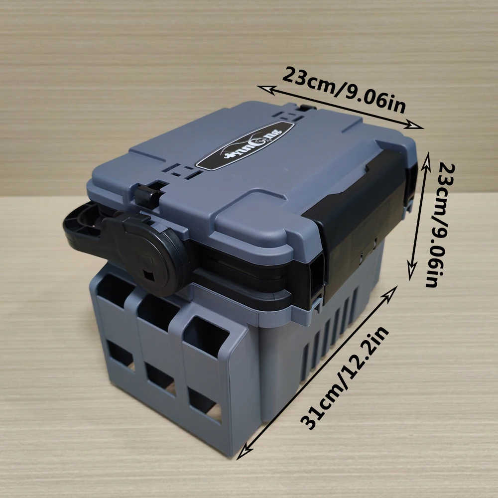 

Double Layer Lure Fishing Box, Fishing Gear Toolbox, Bait Box, Accessory, Storage Box, Outdoor Storage Luggage and Bags