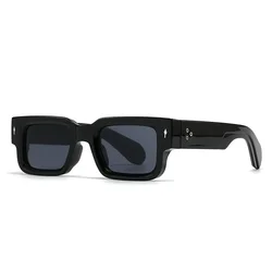 New Vintage Small Square Sunglasses For Women Men Fashion Retro Thick Edge Frame Luxury Male Sun Glasses Shades UV400 Eyeglasses