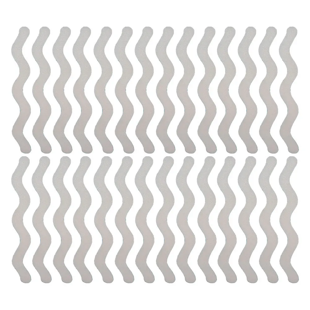 

36pcs Anti-Slip Tub Stickers S Shape Self-Adhesive Bathroom Floor Strips For Bathtub Safety Non-Slip Decals Home Decor Smooth
