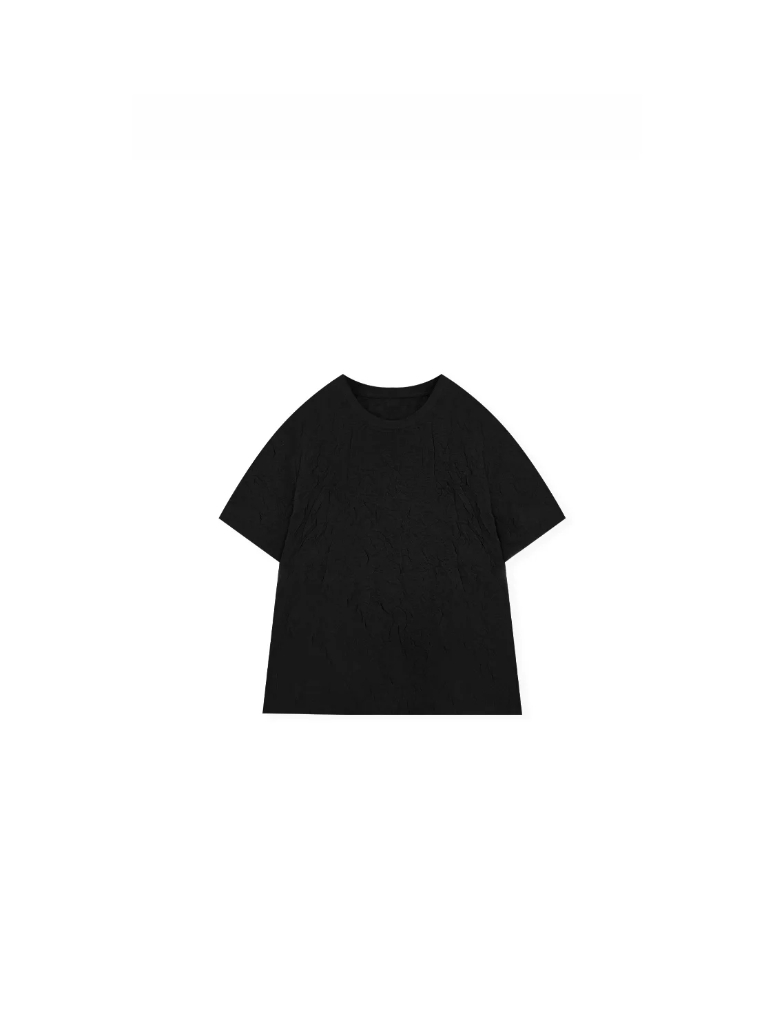 

Новая летняя женская футболка Zhou с круглым вырезом, плиссированная, с коротким рукавом, повседневная, свободного кроя, однотонная, модная, с защитой от УФ-излучения