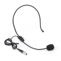 Mini TA3F XLR 3Pin Headset Headworn Condenser Mic for AKG Wireless Transmitter
