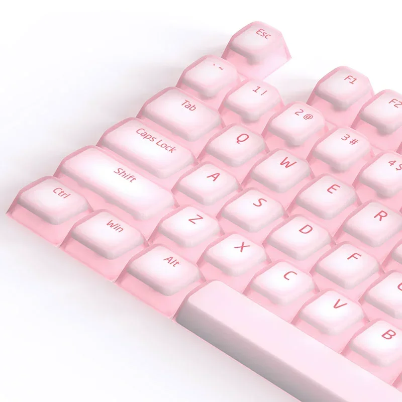 Silicone Soft Keycaps Fudge Jelly Keycaps Pudding Skin-friendly Double Layer Silent