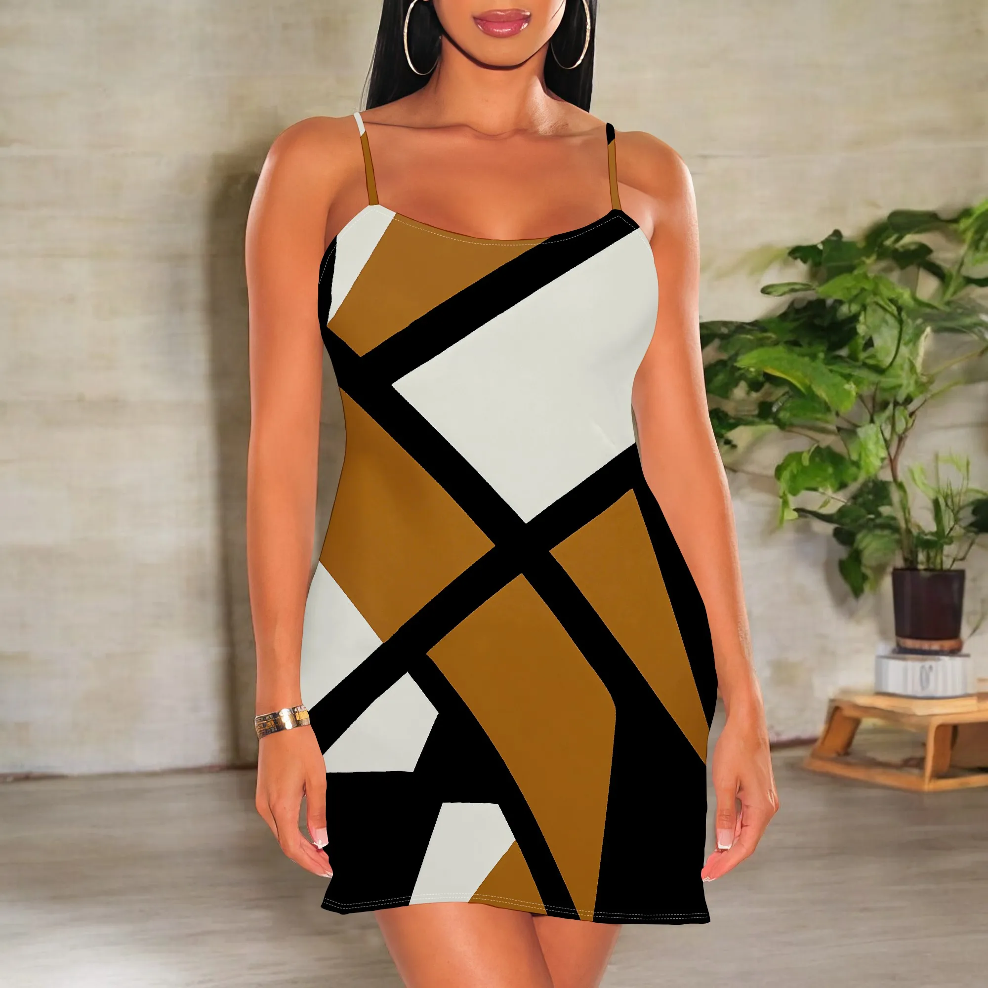 

Womens Spaghetti Strap Mini Dresses