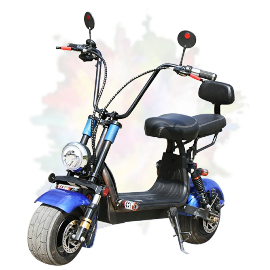 PILEYK Adult electric motorcycle for commute and travel, electric motorcycle, citycoco scooter electric