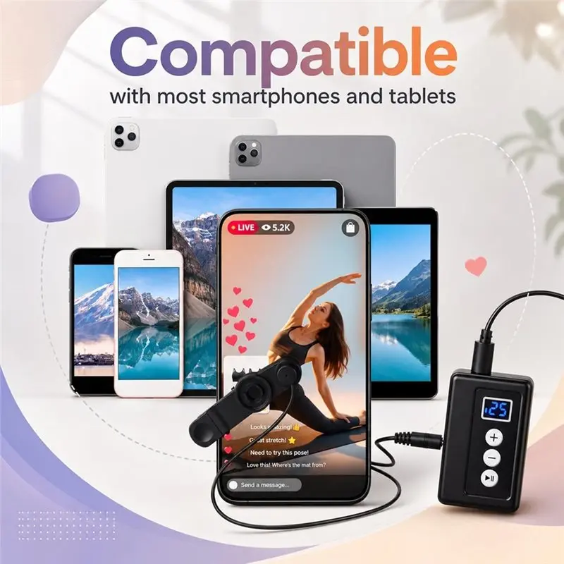 ABUO-Auto Clicker For Smart Phone, Screen Tapper For Live Stream Gaming With Adjustable Speed Plug-In Version
