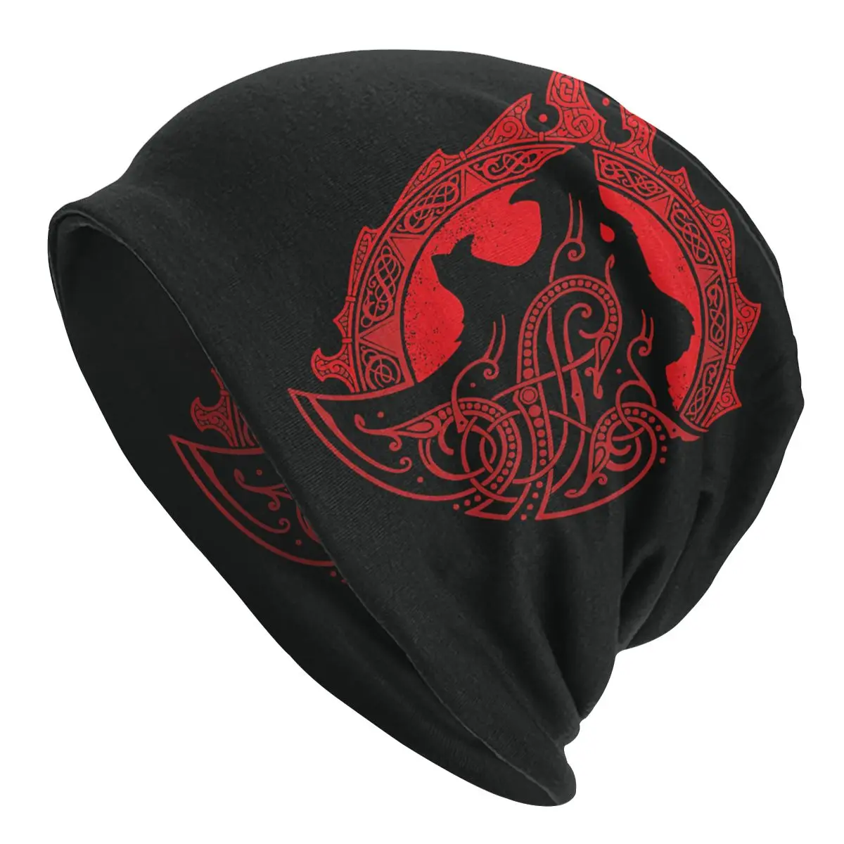 BERSERKER.RAGE Viking Unisex Bonnet Winter Running Double Layer Thin Hats For Men Women