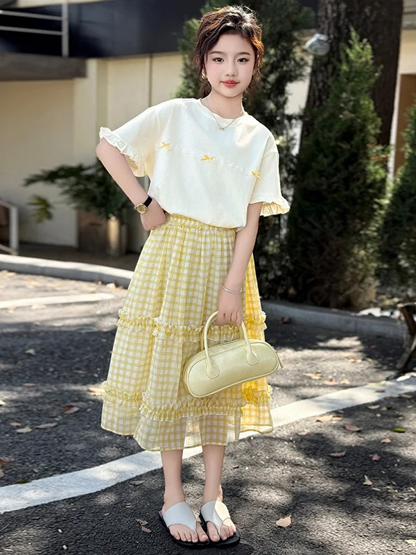 tenue-d'ete-pour-filles-jupe-a-carreaux-t-shirt-a-manches-courtes-ensemble-de-vetements-a-la-mode-pour-enfants-de-5-a-14-ans-style-coreen
