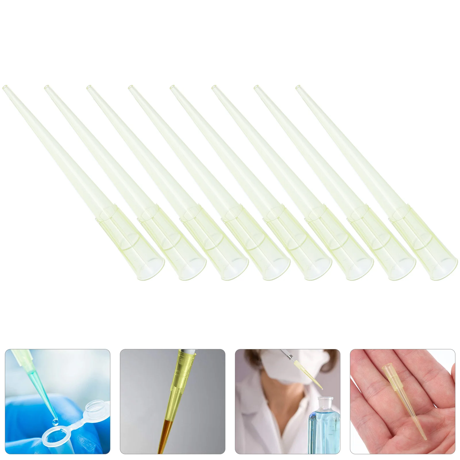 

1000pcs Disposable Pipette Clear Plastic Standard Pipettor Tips For Liquid Transfer Laboratory Supplies Universal Easy
