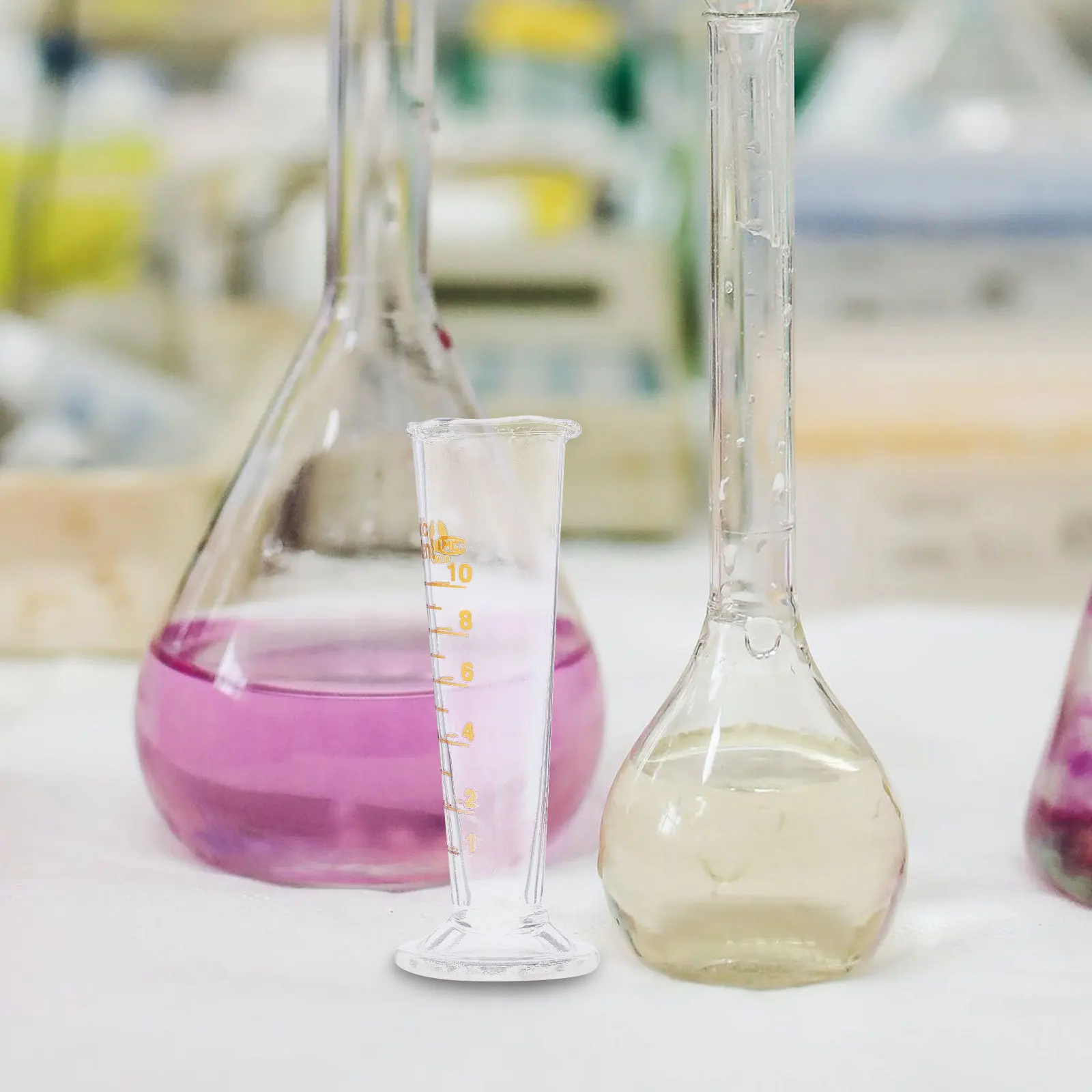 

Graduated Laboratory Measuring Cup Clear Scale Glass Cup Kitchen Baking Dry Wet Ingredient Experiment Tools Laboratory Tool