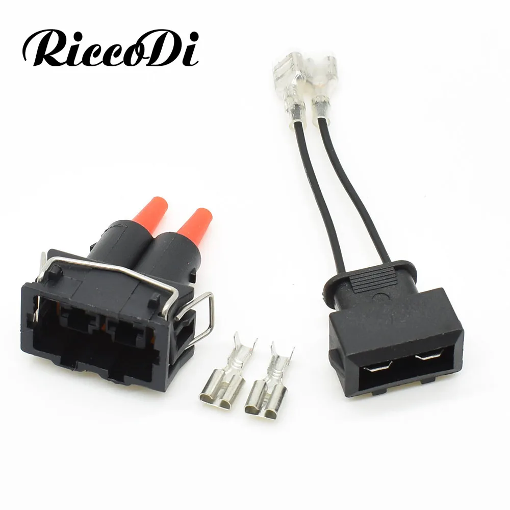 1-20 مجموعات 2 دبوس أنثى ذكر موصل 357951772 الكهربائية السيارات الصوت القرن موصلات التوصيل 357 951 772 لشركة فولكس فاجن