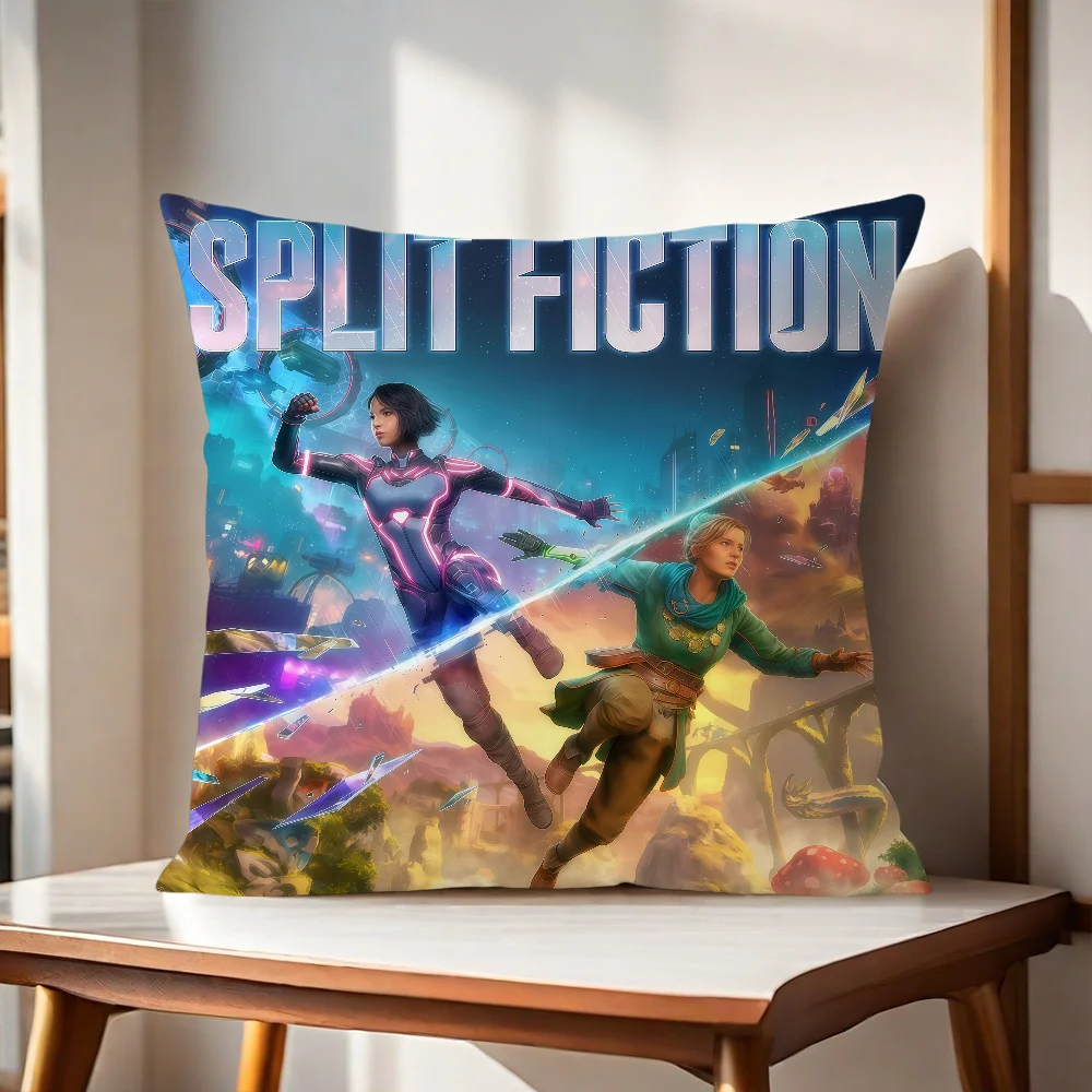 Hot S-Split Game F-Fiction Cushion Cover For Pillow Printing Sofa Decoration Home Car Room Coffee Shop Office Nordic Simplicity