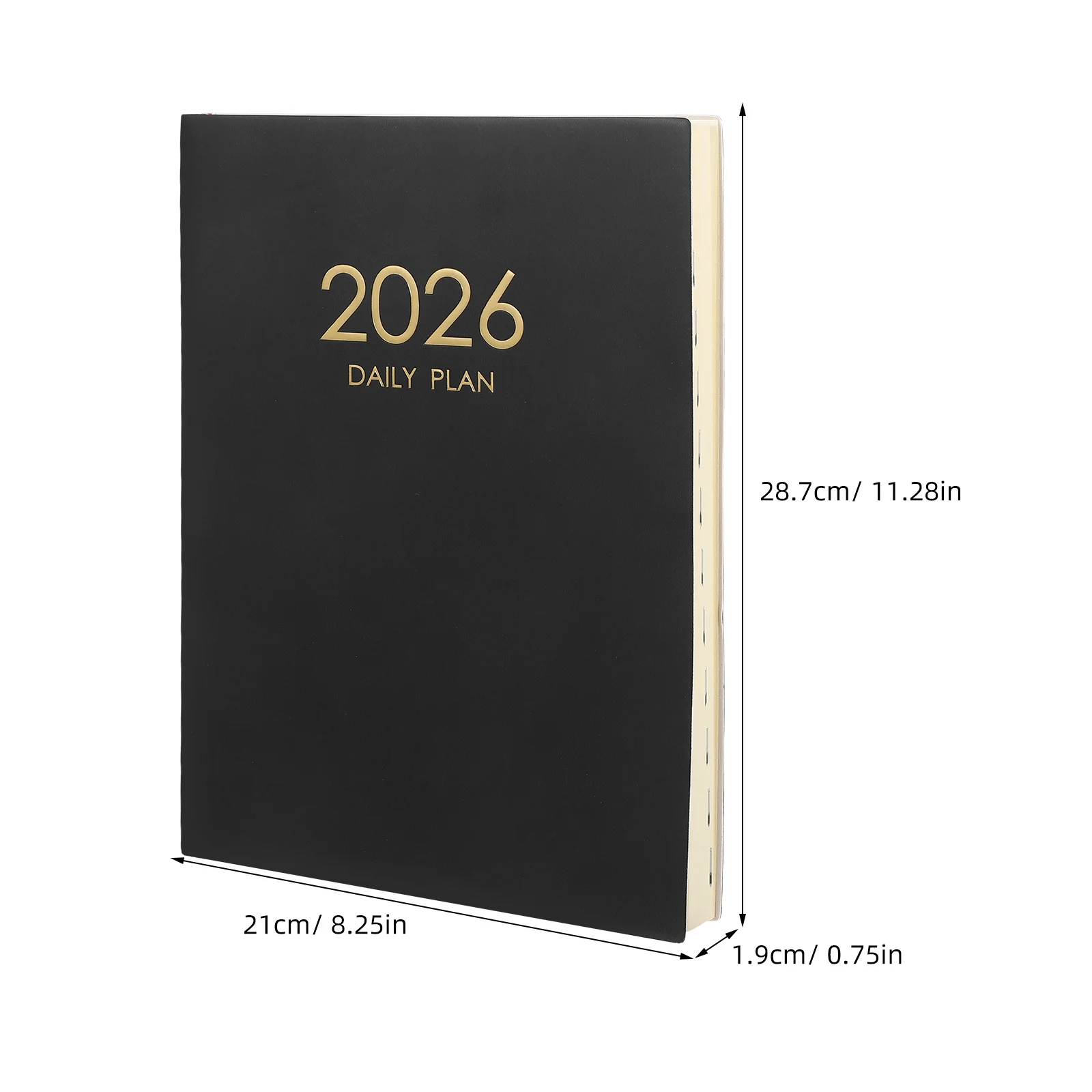 PU 2026 Planner A4 11,2 x 8,2 Dagelijks Maandelijks Wekelijks Planning Ideaal voor werkstudie Thuiskantoor Dagelijkse kalender 2026