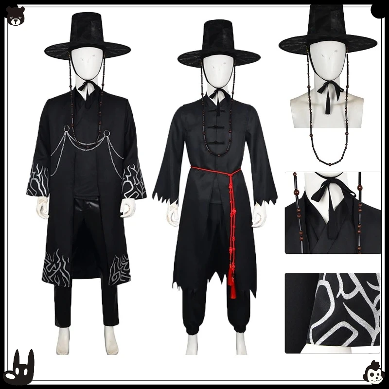 مجموعة أزياء تنكرية للحفلات التنكرية لفيلم ساجا للأولاد K-POP Jinu لحفلات الهالوين التأثيرية للمعرض الهزلي #2