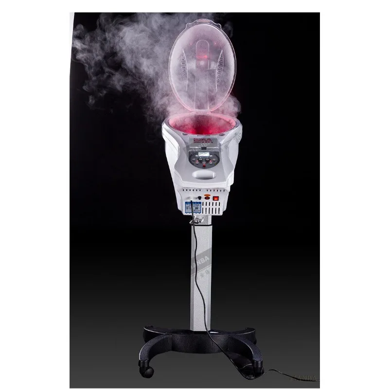 Microwave Spray Hair Styling Machine, Hair Steam Machine with LED Lights, Beauty Salon Dedicated Ozone Infrared Lamp