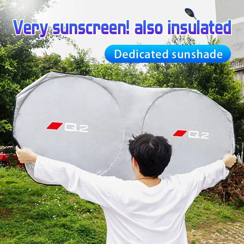 1pieceCar Windshield Cover Sunshade UV Protection Shield For Audi Quattro TT A3 A4 A6 A5 Q5 Q7 Q3 A1 A7 A8 Q2 Q8