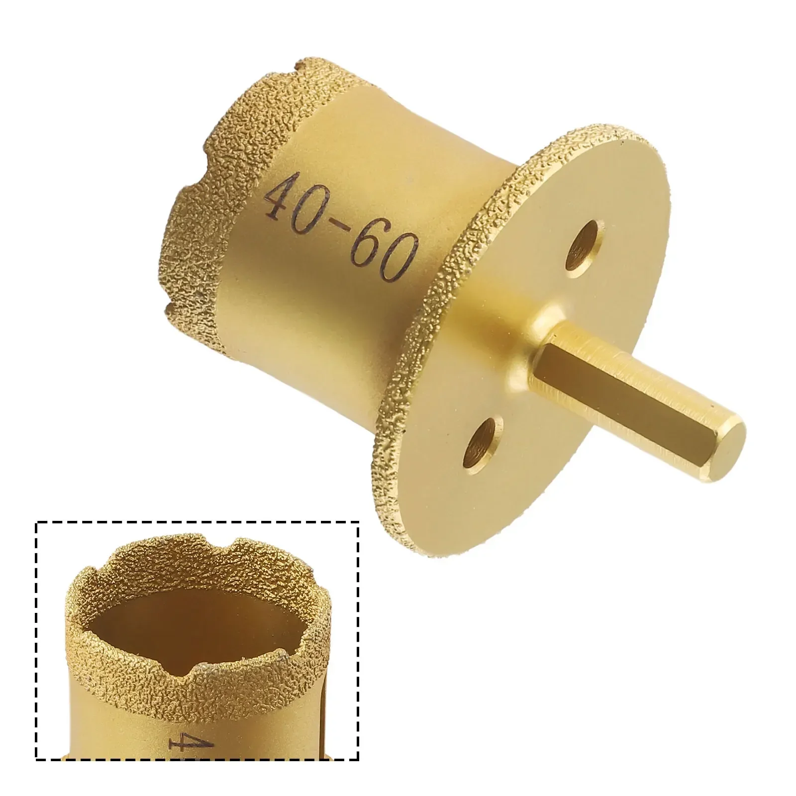 Brazing Hole Opener Precision Engineered Brazed Diamond Core Drill Bits Suitable for Marble Ceramic and Granite