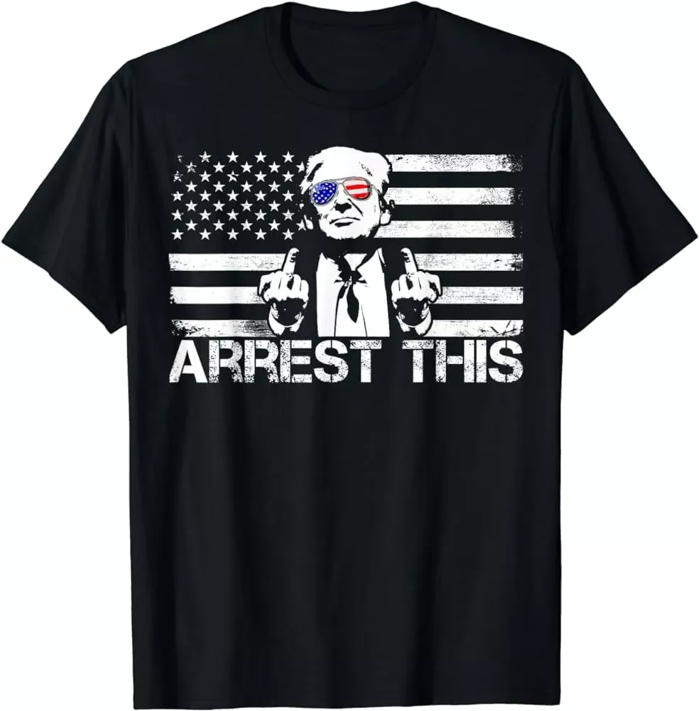 Arrest This Trump Fingers Pro Trump 2024 Shirt