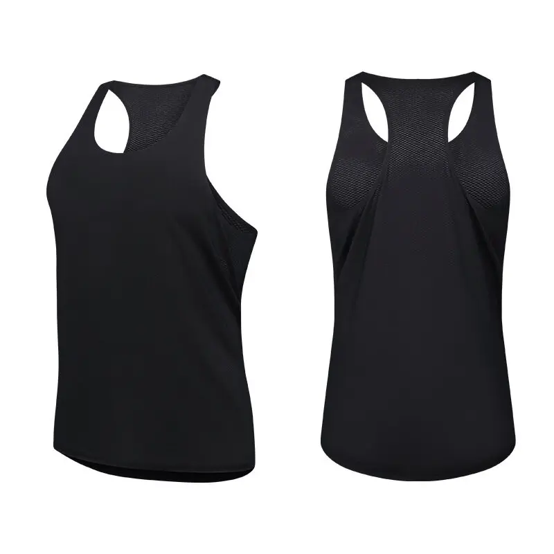 (XS-XL)Quick Dry Women Sports Vest Girls Singlets Camping Hiking Fishing Trekking Travel Sleeveless Mesh Shirt Yoga Tank Tops