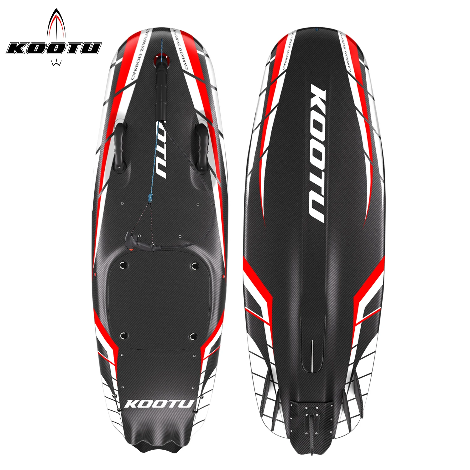 KOOTU Gasoline Surfboards Summer Jet Surfboards Lightweight Carbon Fiber Surfboards with 109cc Engine Electric Surfboards